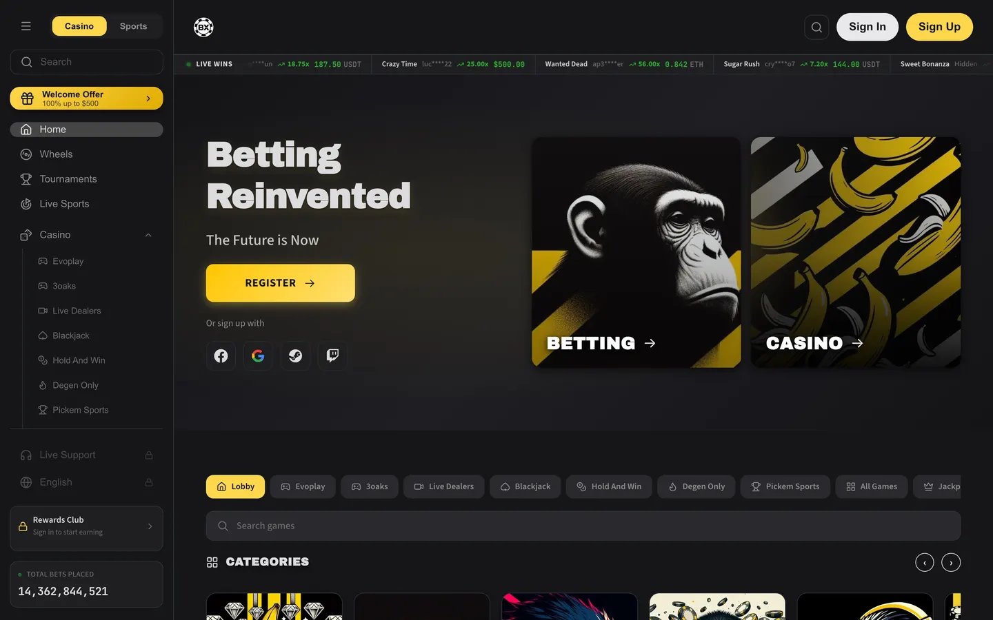 Buxholm rendered in the Ape theme