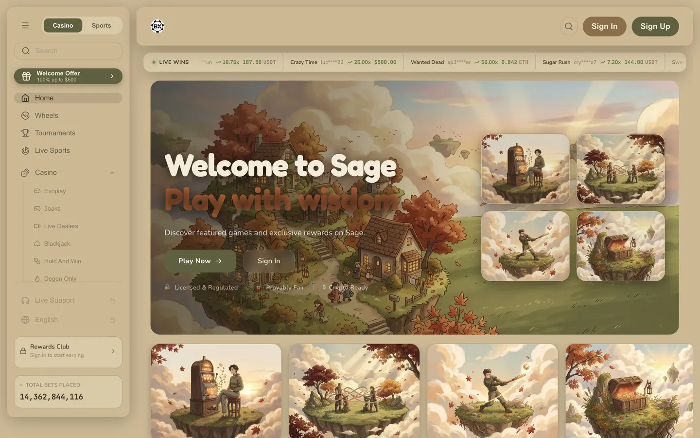 Buxholm rendered in the Sage theme